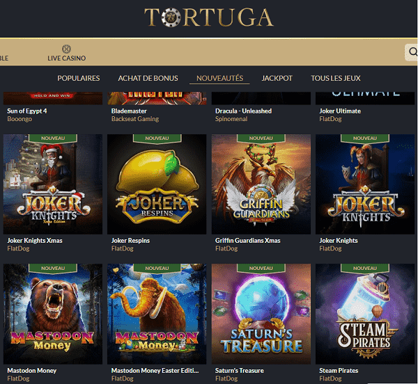 jeux tortuga-