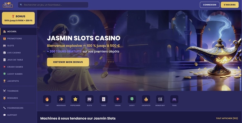 jasmin slots avis